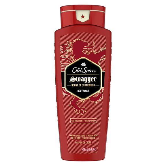 Old Spice Swagger Scent of Confidence, Body Wash for Men, 16 fl oz