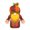B, variant on Cotton Thanksgiving Gnome with Pumpkin Head in A for Fall Farmhouse Kitchen Table Decor