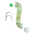 thumbnail image 3 of Part de bricolaje de tablero ocupado, piezas de tablero sensorial, juguetes de viajes educativos de tuberías Material de bricolaje para niños Regalos Verde, 3 of 8