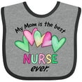 thumbnail image 3 of Inktastic My Mom is the Best Nurse Ever Boys or Girls Baby Bib, 3 of 4