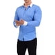 thumbnail image 3 of Camisa John Leopard Shirt Metal Emblem Manga Larga Slim Full, 3 of 6