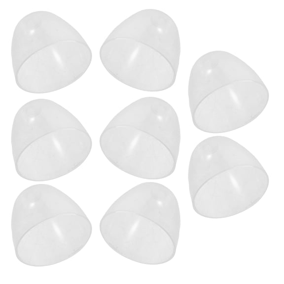 OULII Bottle Replacement Covers Transparent Plastic Dome Lids for Feeding Bottles