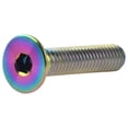 thumbnail image 2 of Wanyifa Titanium M8 15 20 25 30 35 40 45 50 60 65mm Full Thread Countersunk Flat Head Bolt Screw,M8x45 mm,Rainbow,4 Pcs, 2 of 7
