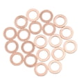 thumbnail image 1 of 20Pcs Arandelas de Cobre Junta Plana 10mm Diámetro Interior para el Vehículo Coche, 1 of 1