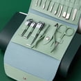 thumbnail image 4 of Manicure Nail Clipper Conjunto, Pinzas de Piel Muerta de Acero Resistente Cilería de Cejas Caquetas de Unas Kit de Pedicura 16 Piezas Incisivas Con Bolsa de Almacenamiento para, 4 of 7