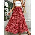 thumbnail image 7 of Musefolio Women’s Small Floral Print Long Skirt Resort Style A-Line Maxi S-2XL, 7 of 7