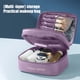 thumbnail image 5 of Neceser de viaje de gran capacidad | Organizador de cosméticos acolchado con múltiples compartimentos | Estuche portátil resistente al agua para mujer y hombre | Disponible en rosa, blanco, morado y, 5 of 7