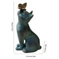 thumbnail image 6 of RYUJNDK Garden Resin Cat Butterfly Curiosity Decoration Sculpture Figurines Garden Ornament for Patios Porch Outdoor Space, 6 of 9