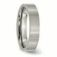 thumbnail image 4 of Titanium Flat 5mm Brushed Band Ring 9.5 Size, 4 of 7