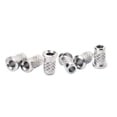 thumbnail image 4 of Montaje de Guitarra Hugo 6 Piezas Férulas Accesorios de Guitarra Baja de Bujes de Metal Color Plata, 4 of 9