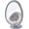 My Life As Mini Egg Chair with Faux Fur Cushion, Gray, for 7" Dolls