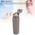 thumbnail image 4 of Botella De Agua Aislada De Acero Inoxidable, Botella Aislada Al Vacío Con Pajita Para Personas Mayores, 500 Ml, Taza Portátil Para Uso Diario, 4 of 7