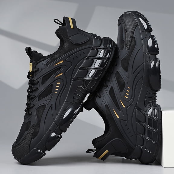 Men'S Athletic Shoes, Low-Top Casual Lace-Up Sneakers, Comfortable Footwear