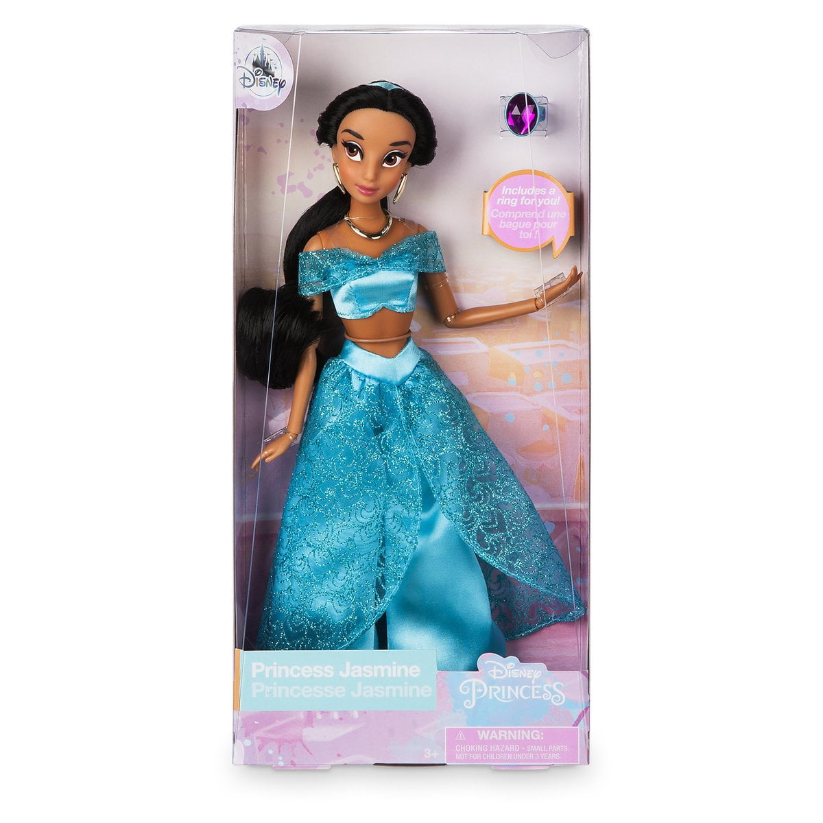 Disney Princess Jasmine Classic Doll with Ring New with