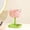 Pink, variant on YIMWNYI Entryway Storage Rack Modern Floral Decor, Plastic Key Organizer, Multi-layered Storage Solution, Versatile Home Organizer, Durable and Easy to Assemble, Practical for Various Spaces
