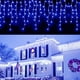 thumbnail image 3 of Decoraciones navideñas 2024 Guirnalda de calle para la casa Cortina de carámbanos de Año Nuevo Luces LED Decoración rosa Luces de hadas con control remoto, 3 of 5