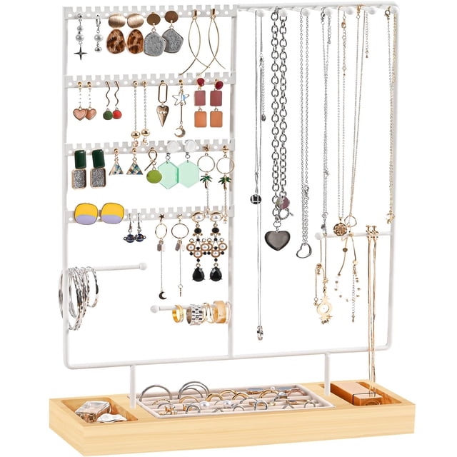 Soporte organizador de joyas ProCase, 6 niveles, pendientes y collar Rac