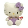 TY Pluffies - HELLO KITTY (FUZZY PURPLE - 8.5 inch)