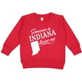thumbnail image 2 of Inktastic Someone in Indiana Loves Me Toddler Sweatshirt, 2 of 4