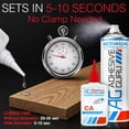 thumbnail image 3 of Adhesive Guru CA Glue with Activator Spray, High-Performance Woodworking Super Glue Kit, Fast Curing Instant Bond Cyanoacrylate Adhesive for Wood, Plastic and DIY Crafts (0.9 oz - 3.38 fl oz), 3 of 14