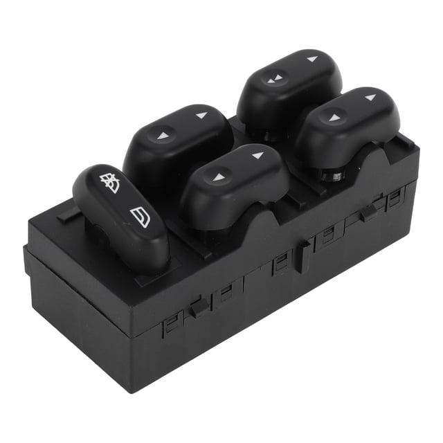 Interruptor de ventana eléctrica Unique Bargains No. 5L1Z14529AA para el lado del conductor delantero, control de ventana para Ford Expedition F-150 Crown Victoria Negro