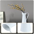thumbnail image 6 of WRITWAA 2Pcs White Iron Flowerpot Home Desktop Vase with Creative Non Slip Design for Flower Arrangement, 6 of 8