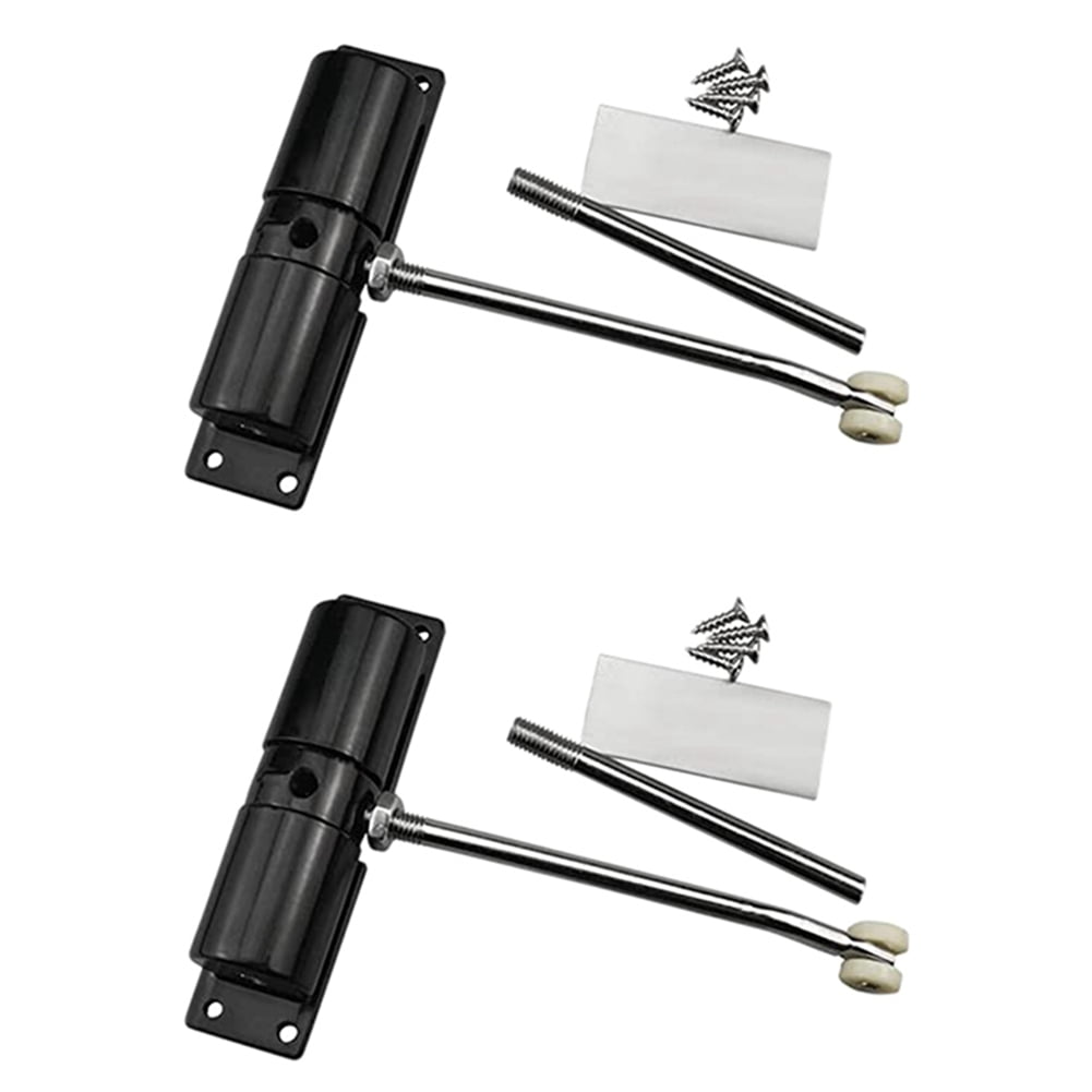 2X Door Closer Household Wheel Adjustable Automatic Door Closing Light