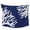 Blue, variant on Coral Orange Tapestry for Bedroom Wall Hanging Tapestry, Coastal White Ocean Marine Nautical Beach Ceiling Backdrop Tapestries Poster Blanket Wall Decor for Teens Room Living Room Dorm 39" x 59"