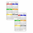 thumbnail image 2 of 2025 Monthly Calendar Badge Card Vertical (Pack of 5), 2 of 4
