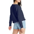 thumbnail image 2 of Hanes Women’s EcoSmart Cotton-Blend Fleece Crewneck Sweatshirt, 2 of 5