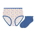 thumbnail image 6 of Wonder Nation Girls Cotton Underwear & Socks Bundle, 14-Pack, Sizes 4-16, 6 of 17