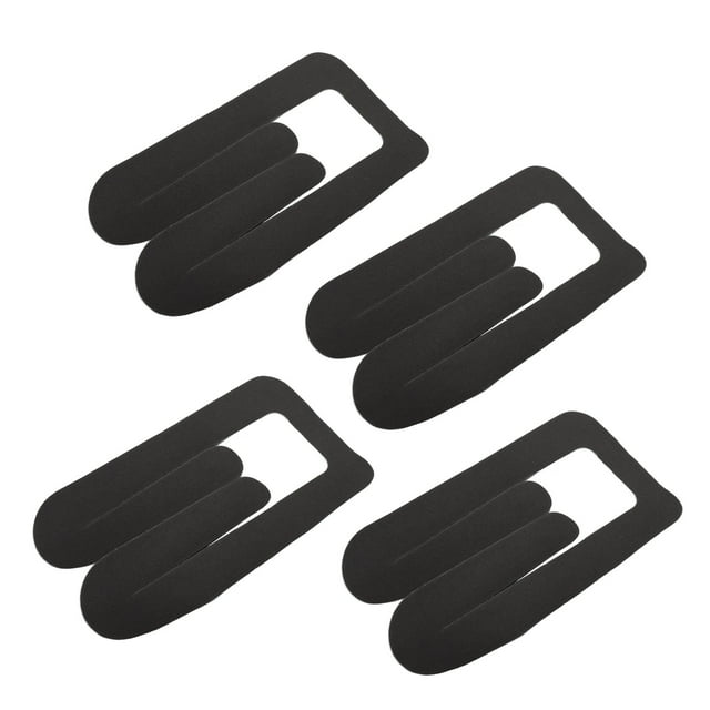 cintas de kinesiología deportivas resistentes al agua, precortadas, elásticas, para rodilla, rótula y menisco, color negro