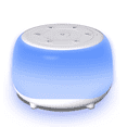 thumbnail image 1 of Máquina del sueño Máquina de ruido blanco de escritorio Máquina de sonido para dormir para bebé Chupete para dormir 7 colores Luces nocturnas 34 Sonidos relajantes 32 niveles Volumen ajustable 30 min Meterk  Máquina del sueño, 1 of 7