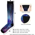 thumbnail image 3 of FREEAMG Galaxy Compression Socks for Women Men, Circulation Knee High Stockings for Running Cycling Medical, 1Pair, 3 of 7