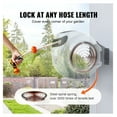 thumbnail image 3 of Retractable Hose Reel 100ft x 1/2in, Wall Mount, 180° Swivel, 9-Pattern Nozzle, Auto Rewind, Lockable, Slow Return - Garden Water Hose, 3 of 7