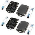 thumbnail image 2 of Chrome Key Fob Keyless Entry Remote Shell Case & Pad fits Chevy Silverado Colorado/GMC Sierra Canyon 2014 2015 2016, 2 of 3