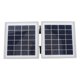 thumbnail image 2 of Panel Solar Portátil De 10W, Panel De Silicio Monocristal Plegable Cargador Solar Plegable Con 2 Puertos DC IP65 Implaz De Agua Para Acampar De Senderismo, 2 of 7