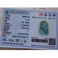 thumbnail image 7 of Certified Hand Carved Light Yellow Green Natural Myanmar Burma A Jade jadeite Guanyin Kwan Yin Pendant Necklace, 7 of 7