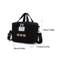 thumbnail image 4 of VONKY Convenient Lunch Handbag With Waterproof Fabric Moms Small Stature And Large Storage Capacity Diaper yellow, 4 of 6