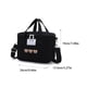 thumbnail image 2 of Guardurnaity La bolsa de bebé portátil de lino para mamás que viajan incluye una práctica bolsa de separación húmeda y seca y una tela gruesa Bolsas de mensajero y de hombro amarillo, 2 of 6