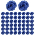 thumbnail image 1 of Flores Artificiales Cabezas de Rosas Seda, 50 Piezas para DecoracióN áLbum Ropa Sombrero, Boda ( Oscuro), 1 of 5