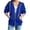 Navy, variant on XUNKUSGA Hoodies for Women Zip Up Lightweight Solid Color 3/4 Sleeve Jackets for Women Fashion Basic Casual Sweatshirt for Women with Slant Pockets S-2XL,Navy
