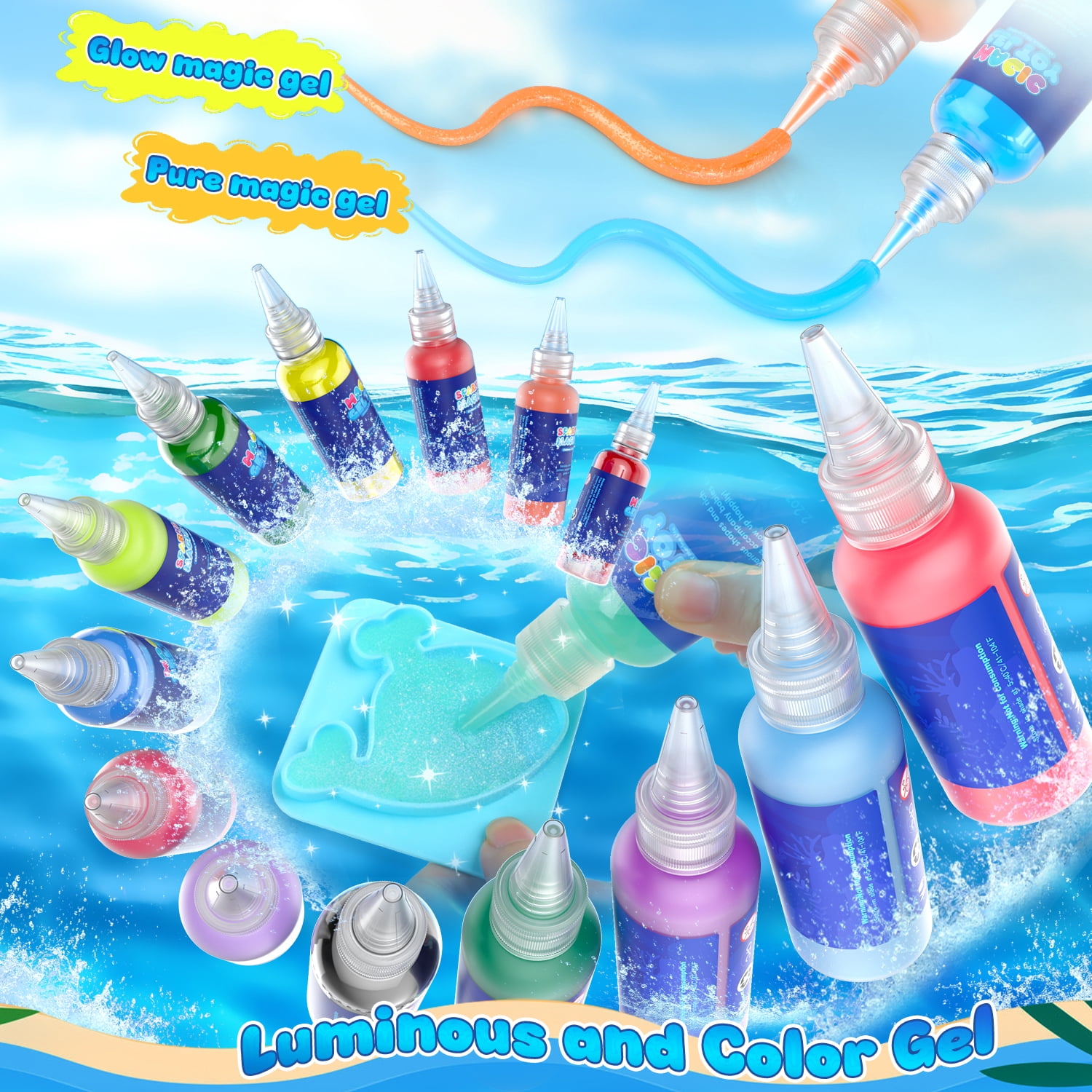 Huge Wave DIY Models Toy Kit, Art & Craft Kit STEM Gifts for Kids, Ideal Christmas Birthday Gifts for Boys & Girls Aged 6-12 Years Old