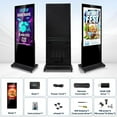 thumbnail image 6 of Digital Signage Display,65 Inch 4K Smart Cloud Control Touch-Screen Indoor LCD Screen IPS Floor Standing Digital Kiosks,Commercial Interactive Advertising Display Screen, 6 of 6