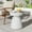 White, variant on Christopher Knight Home Hourglass Side Table, Lightweight Concrete Round End Table for Indoor & Outdoor Use, White
