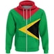 thumbnail image 3 of Sudadera con capucha 3D con la bandera del país de Guyana, novedad de 2024, sudadera con capucha Harajuku para hombre y mujer, sudadera informal unisex de manga larga con cremallera, 3 of 5