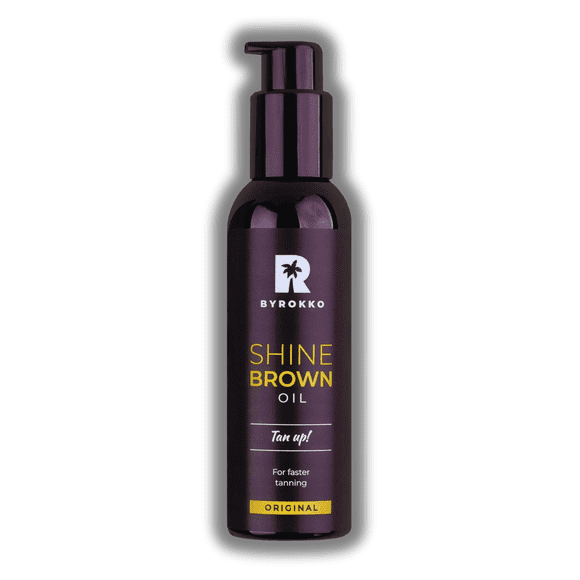Aceite Bronceador Byrokko Shine Brown Boosting 150 ml