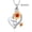 Customize, variant on Sunflower Heart Urn Necklace for Ashes for Women Cremation Jewelry Stainless Steel Memorial Keepsake Pendant for Human Pets Ash Holder
