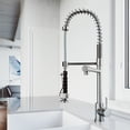 thumbnail image 2 of VIGO Zurich Single Handle Pull-Down Sprayer Kitchen Faucet in Stainless Steel, 2 of 14