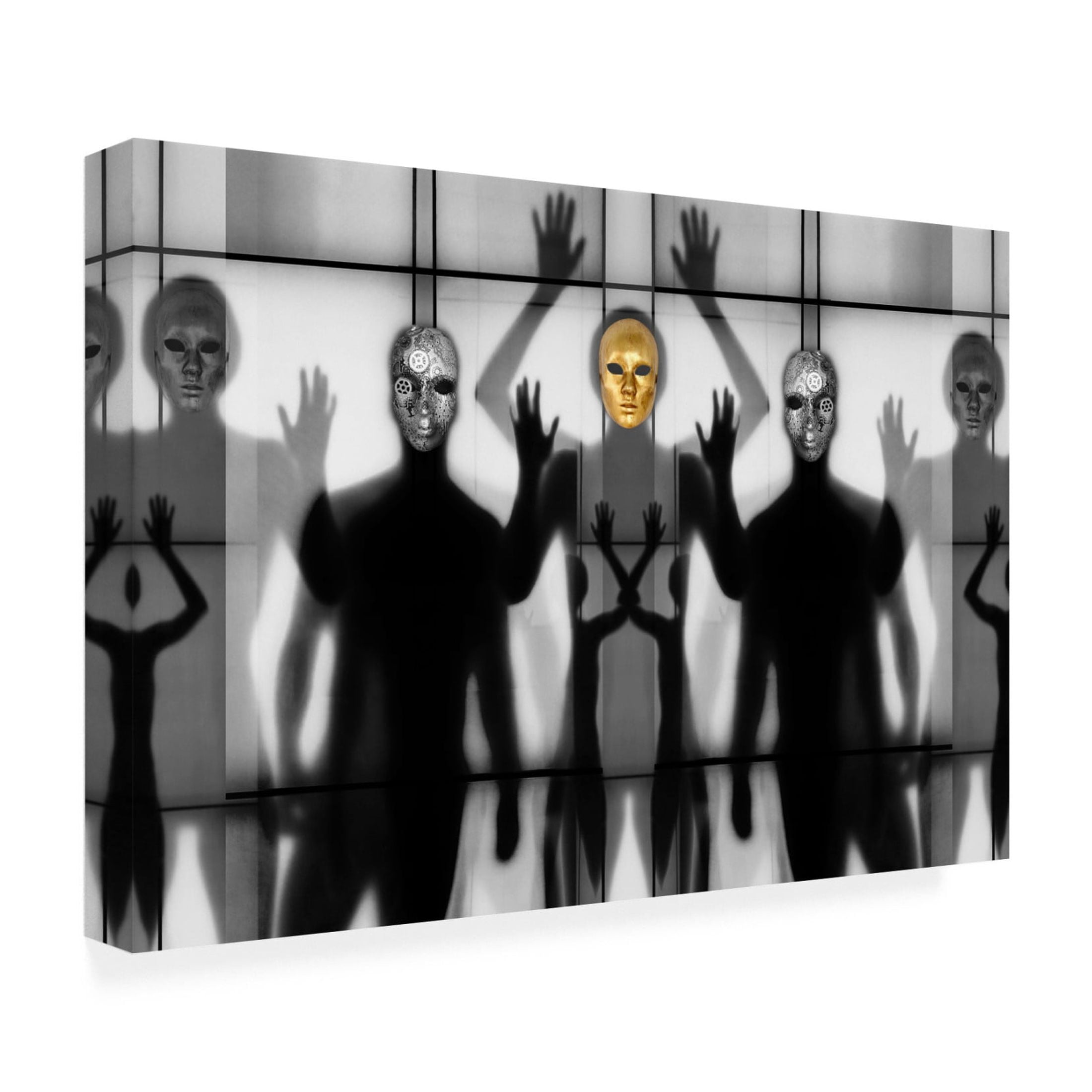 Canvas Wall Art - Igor Shrayer 'Body Language 64' Wall Art for Living Room, Bedroom, or Office Décor by Trademark Fine Art - 24 x 16 Inches
